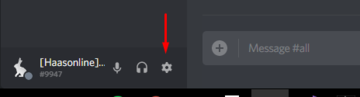 Discord app settings