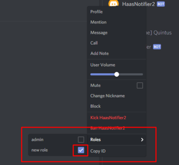 Discord bot role assignment