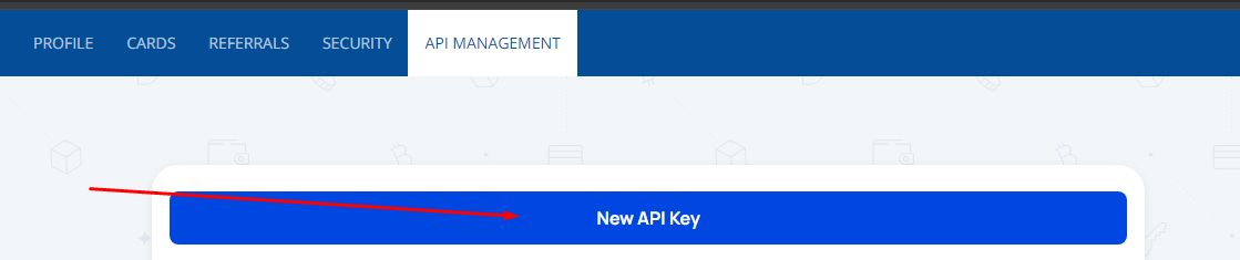 HaasOnline API Management dashboard with "New API Key" button highlighted.