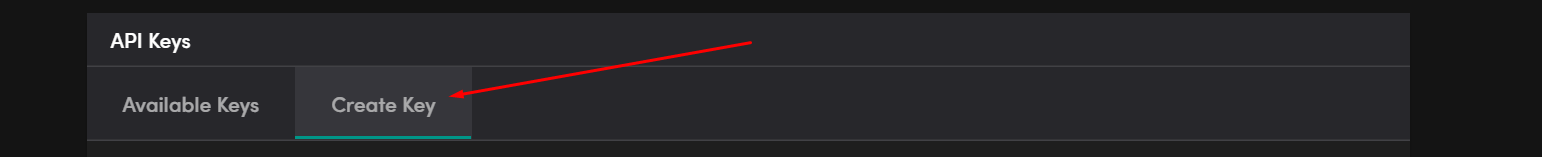 HaasOnline API Keys page with Available Keys and Create Key actions displayed.