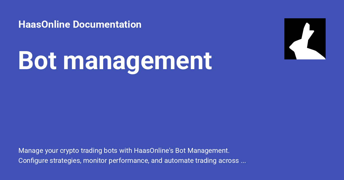 Calgo Risk Management Bot Bot management - HaasOnline Documentation